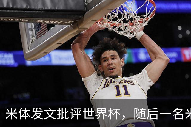 米体发文批评世界杯，随后一名米体记者的决赛采访证被撤销